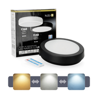 Plafon z czujnikiem ruchu LED NAIROS G2 12W 3CCT LX IP65 czarny Kobi Premium