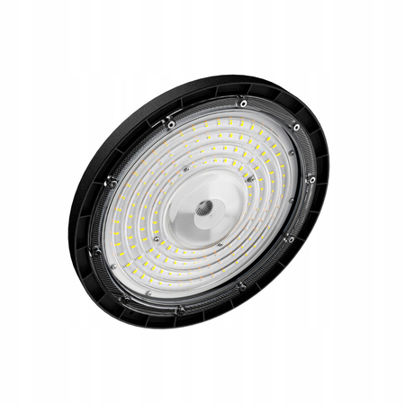Lampa LED High Bay Oświetlenie Przemysłowe 100W IP65 12000 Lumenów Czarna