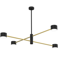 Milagro - Lampa sufitowa CROSS GOLD 4xGX53