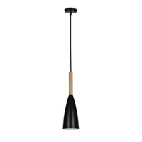 LAMPA WISZĄCA TROSA 1 CZARNY