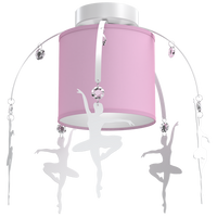 Milagro - Lampa sufitowa BALETNICA PINK 1xE27