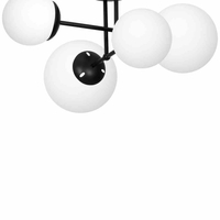 Lampa sufitowa LIMA BLACK 4xE14