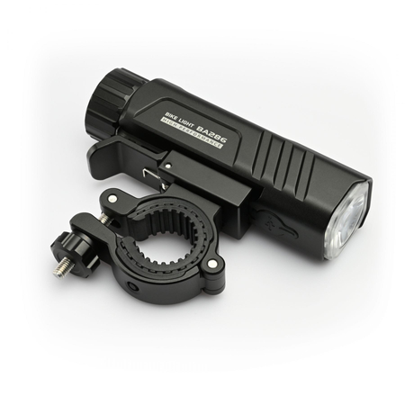Latarka lampka rowerowa LED Videx 20W 2000lm 5000K IP68 USB + uchwyt