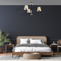 Milagro - Lampa wisząca ETNA Black 3xE27