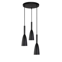 Lampa wisząca Solin 3 czarna 3xE27