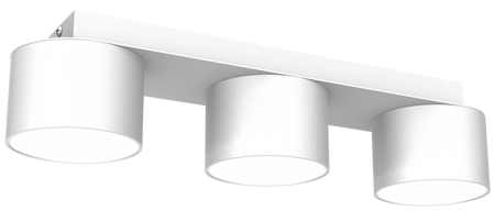 Milagro - Lampa sufitowa DIXIE White  3xGX53