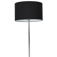 Milagro - Lampa stojąca CASINO BLACK/CHROME 1xE27