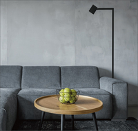 Lampa podłogowa Snow czarna 1xGU10