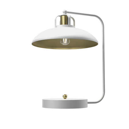 Milagro - Lampka biurkowa FELIX WHITE/GOLD 1xE27