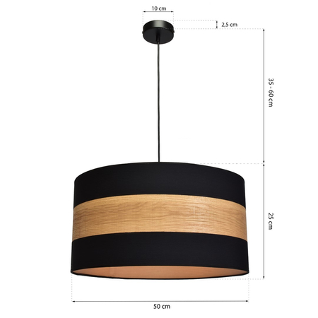 Milagro - Lampa wisząca TERRA 1xE27
