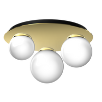 Milagro - Lampa sufitowa PLATO 2xE14 + 1xE27