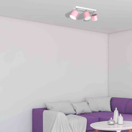 Lampa sufitowa DIXIE PINK 3xGX53