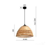 Lampa wisząca BOHO BAYOS 1xE27 Kobi Design