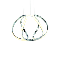 Milagro - LAMPA WISZĄCA GLOBE BLACK 50W LED