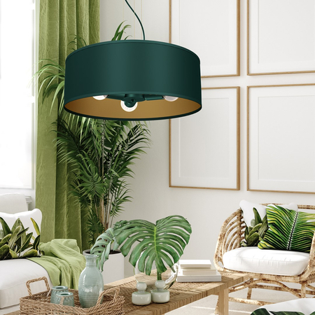 Milagro - Lampa wisząca VERDE GREEN 3xE27
