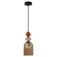 Lampa wisząca Tropea bursztynowa 1xE27