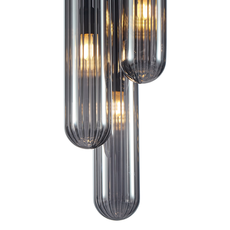Milagro - Lampa sufitowa PAX BLACK 3xG9