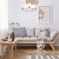 Milagro - Lampa wisząca TORINO WHITE 24W LED