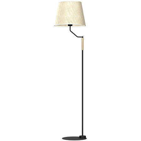Milagro - Lampa stojąca ETNA Black 1xE27