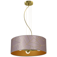 Milagro - Lampa wisząca ZIGGY PINK Gold/Pink 3xE27