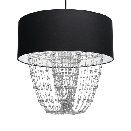 Milagro - Lampa wisząca ALMERIA BLACK/CHROME 1xE27