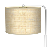 Milagro - Lampa gabinetowa MARSHALL WHITE / RATTAN 1xE27