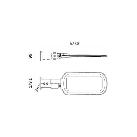 Oprawa drogowa LED VESPA PRO 60W 4000K IP66 Kobi Pro