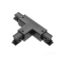 Łącznik do szynoprzewodu 3-obwodowy T PRAWY czarny Kobi