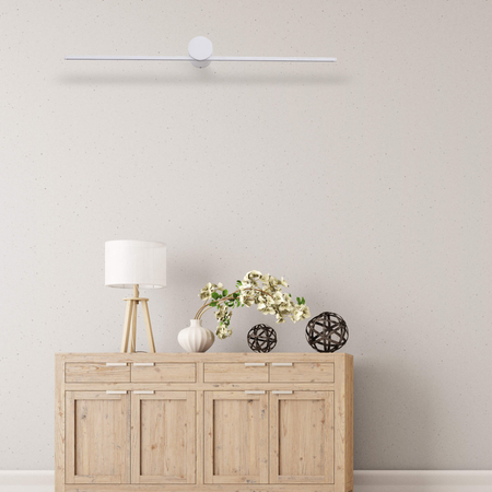 Kinkiet Ścienny Modern Slim 60cm Biały LED 8W Barwa Ciepła 3000K Klasa IP44