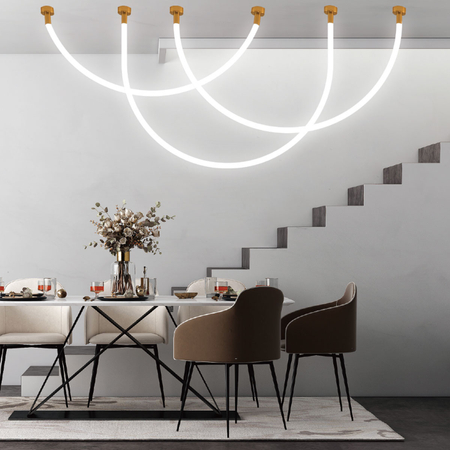 Lampa wisząca Rope Light 3 m biała Tuya Smart LED CCT