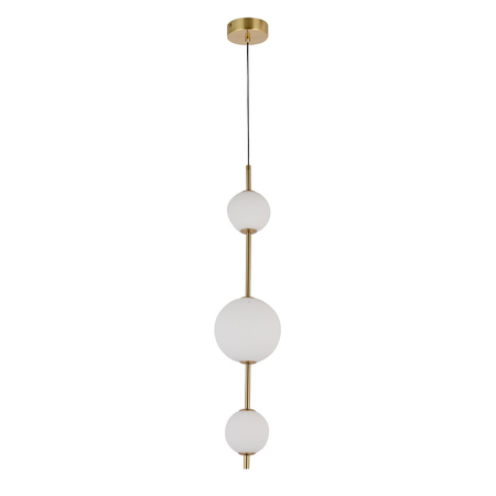 Lampa wisząca pionowa Dorado złota LED CCT