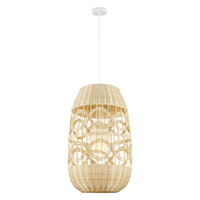 Milagro - Lampa wisząca ARONA NATURAL 1xE14 fi 400