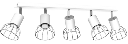 Milagro - Lampa Sufitowa Dante Silver 5x mini GU10
