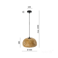 Lampa wisząca BOHO BAKU S 1xE27 Kobi Design