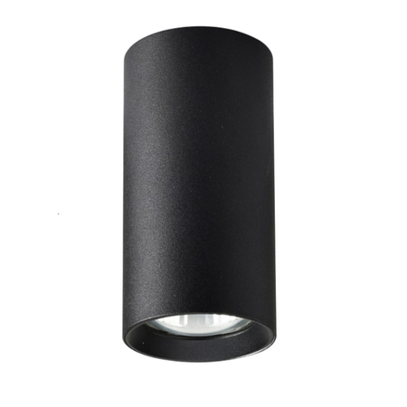 Tuba natynkowa Manacor 17 cm czarna 1xGU10