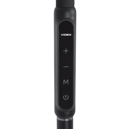 Lampa LED 2w1 podłogowa biurkowa czarna 12W 3 barwy VLE-TF07B