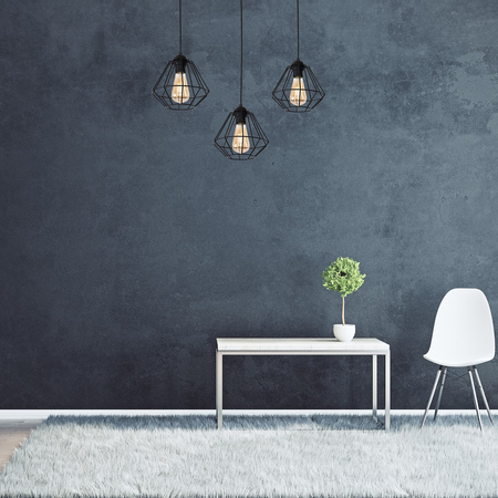 Milagro - Lampa wisząca COLIN BLACK 3xE27