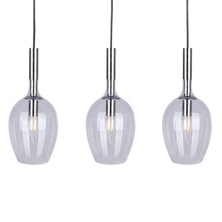 Milagro - Lampa wisząca TANGO CLEAR 3xE14