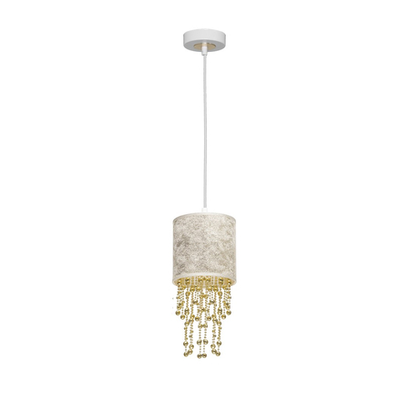 Milagro - Lampa wisząca ALMERIA WHITE/GOLD 1xE27