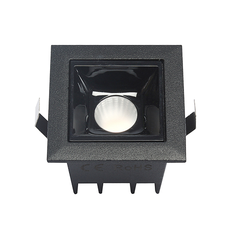 Lampa liniowa Led podtynkowa 2W 3000K czarna JDl-1T