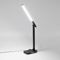 Lampka biurkowa czarna LED 18W z bezprzewodowym ładowaniem 1800-6500K 500lm