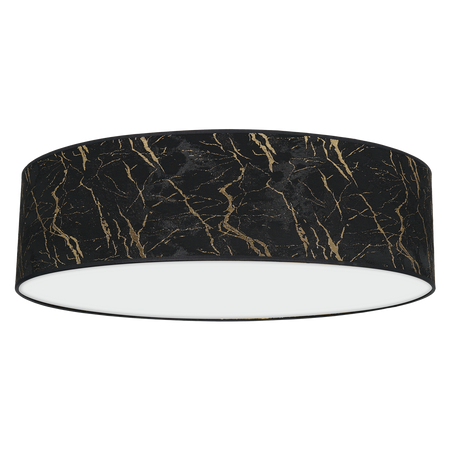 Milagro - Lampa sufitowa SENSO Black/Gold 3xE27 Ø60cm