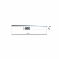 Kinkiet SHINE CHROME 80cm 15W LED