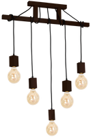 Milagro - Lampa Wisząca JACK 5xE27 Orzech