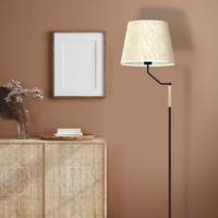 Milagro - Lampa stojąca ETNA Black 1xE27