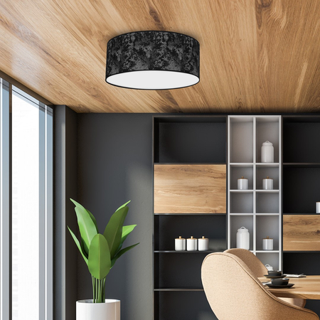 Milagro - Lampa Sufitowa SATINO SILVER 2xE27 Ø40cm