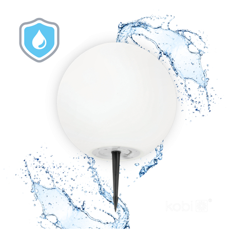 Lampa ogrodowa Solar LED GARDEN BALL 30cm 3000K+RGB Kobi Design