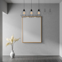 Milagro - Lampa wisząca BASKET BLACK 3xE27