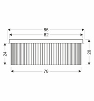 Candellux - Maranga Lampa Sufitowa Plafon Chromowy 10X10W E14 Kryształy Bezbarwne