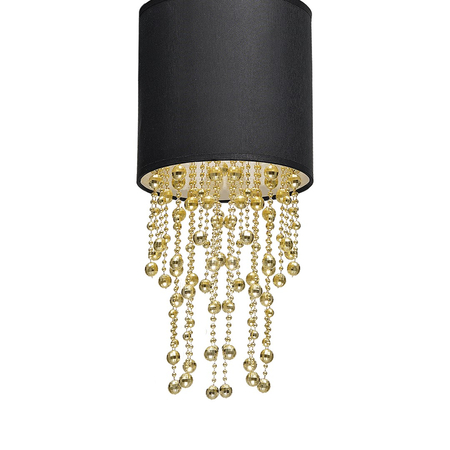 Milagro - Lampa wisząca ALMERIA BLACK/GOLD 1xE27